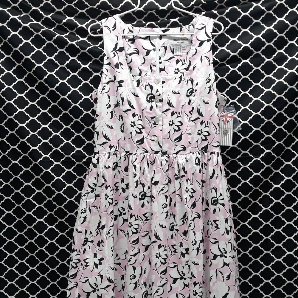 Helene Berman Women"s Long Floral Sun Dress Pink
